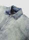 Vintage Light Blue Padded Denim Jacket_7