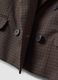 Blazer crop marrone in viscosa elasticizzata_5