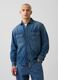 Denim shirt in a cotton and lyocell blend_0