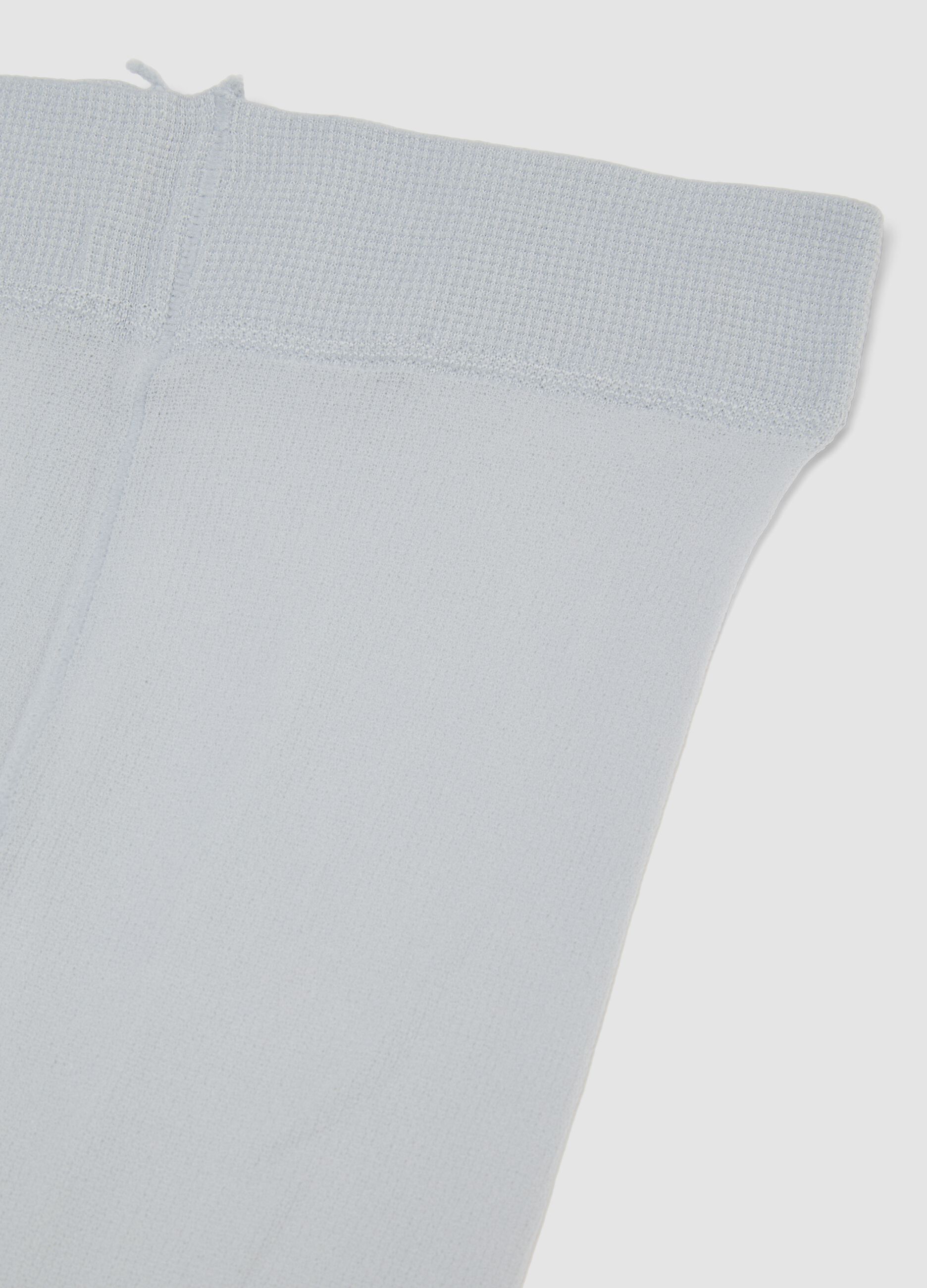 Collant grigi in tessuto elasticizzato