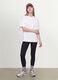 Black stretch cotton slim-fit leggings_0
