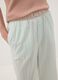 Green striped stretch cotton-blend poplin pyjama trousers_3