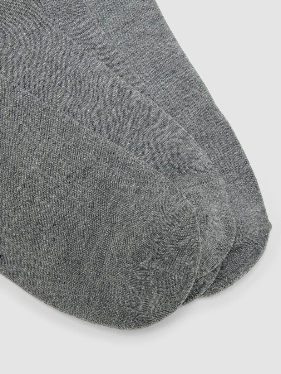 Three-pack of grey stretch sports socks_2