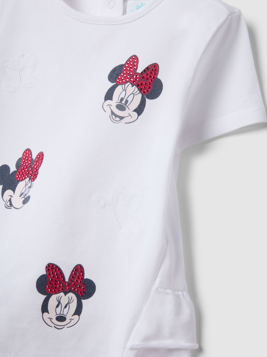 Disney Girls' Multicolour Stretch Cotton Top and Trousers Set_2