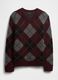 Multicolour pullover in stretch fabric with tartan pattern_3