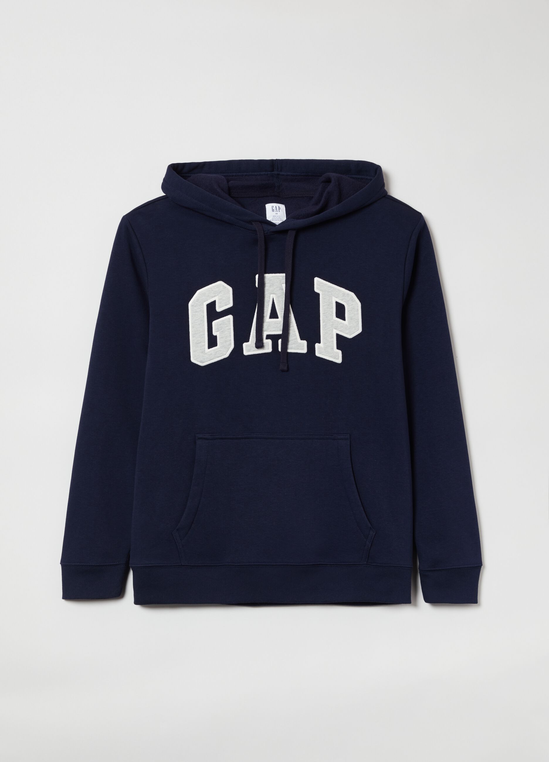 Hoodie with embroidered logo