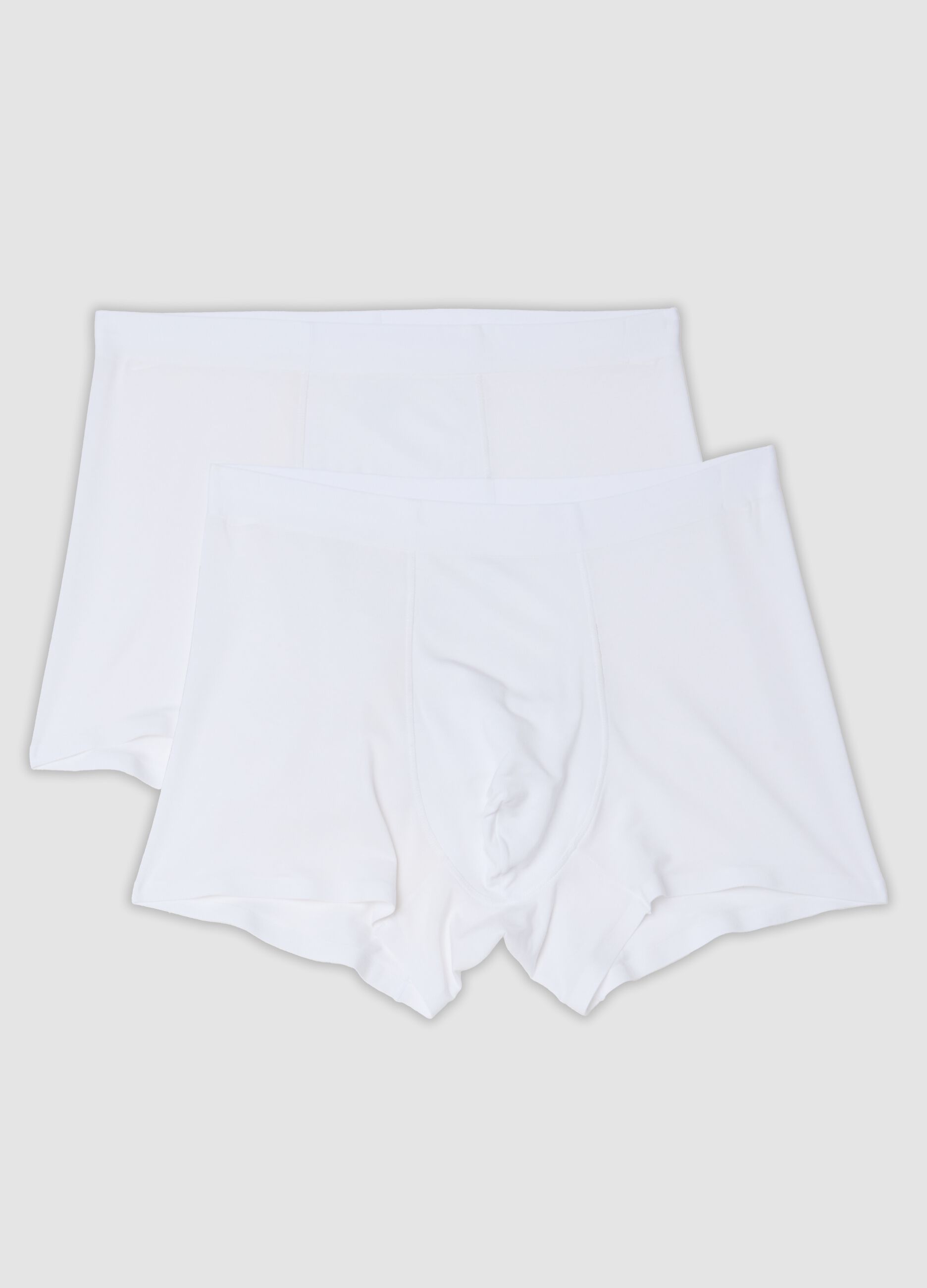 2-pack of white regular-fit stretch modal boxer shorts