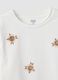 T-shirt bianca in cotone elasticizzato con girocollo_2
