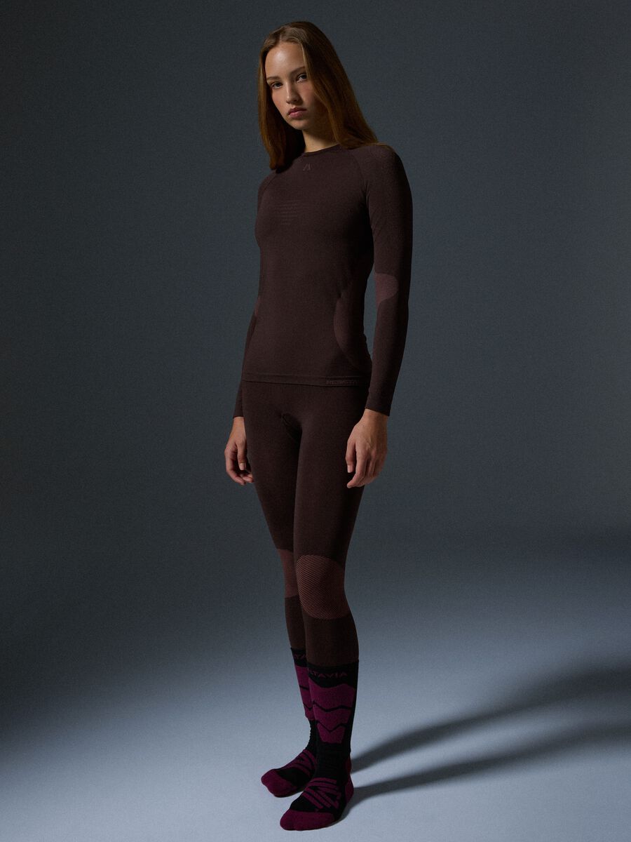 Seamless Thermal 2-Way Stretch Leggings ALTAVIA WITH DEBORAH COMPAGNONI_0