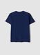 Blue pure cotton T-shirt with Hard Rock Cafe logo_2