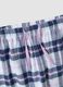 White and blue organic cotton checked pyjamas_2