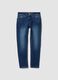 Boys' blue slim-fit stretch cotton jeans_0