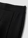 Black flared trousers in stretch modal_1