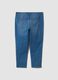 Blue denim slim-fit stretch cotton jeans_2