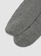 3-pack of grey ankle socks in stretch organic cotton_2