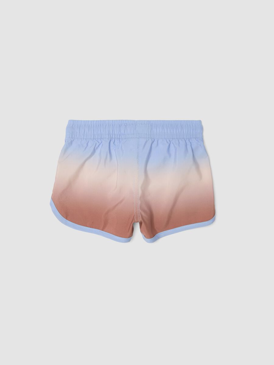 Blue ombr&eacute; baby boxer swim shorts_1