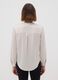 Camicia bianca in tessuto elasticizzato a righe_3