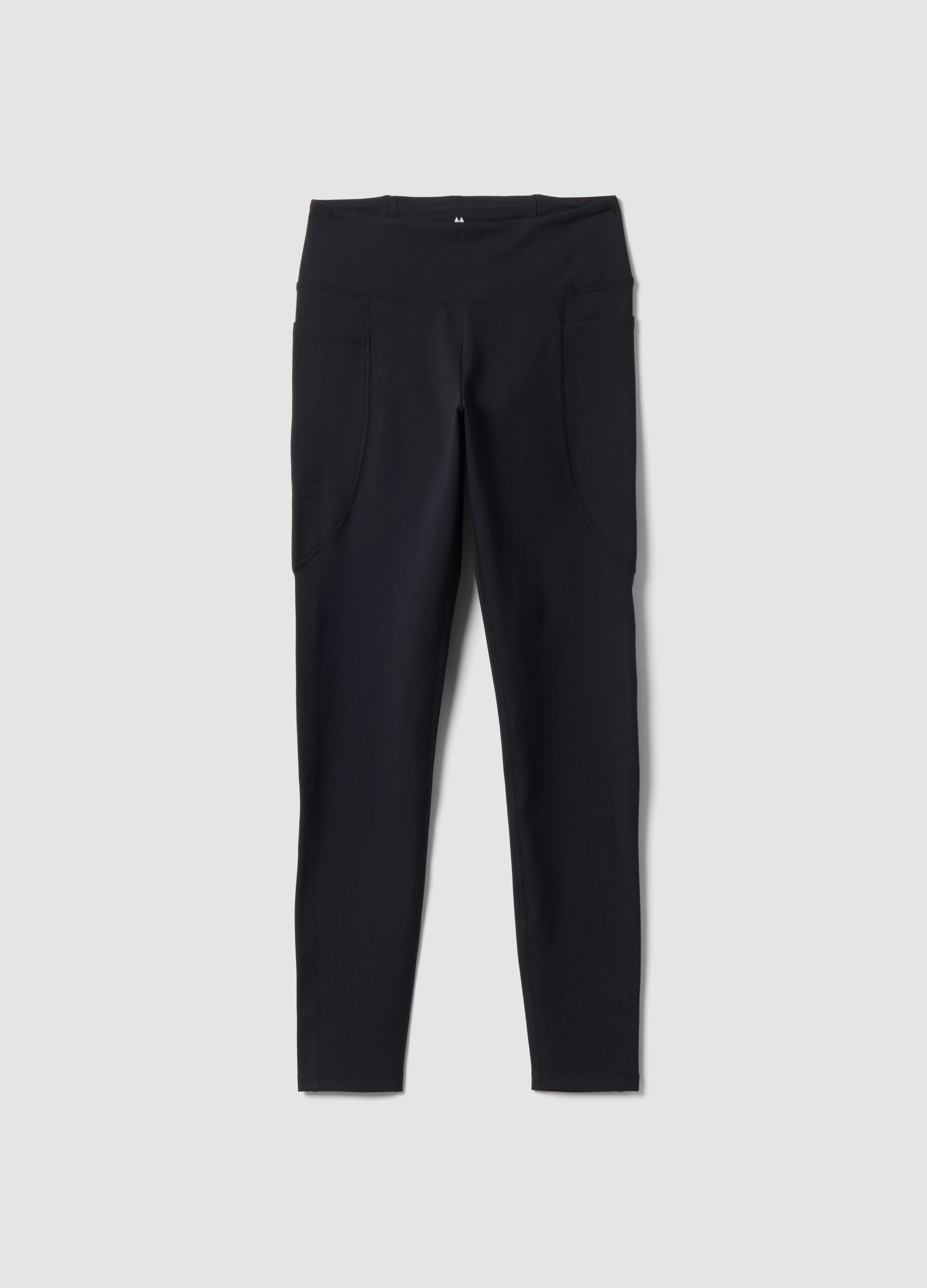 Black stretch-fabric leggings ALTAVIA RUNNING