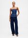Stretch Denim Waistcoat with Buttons_2