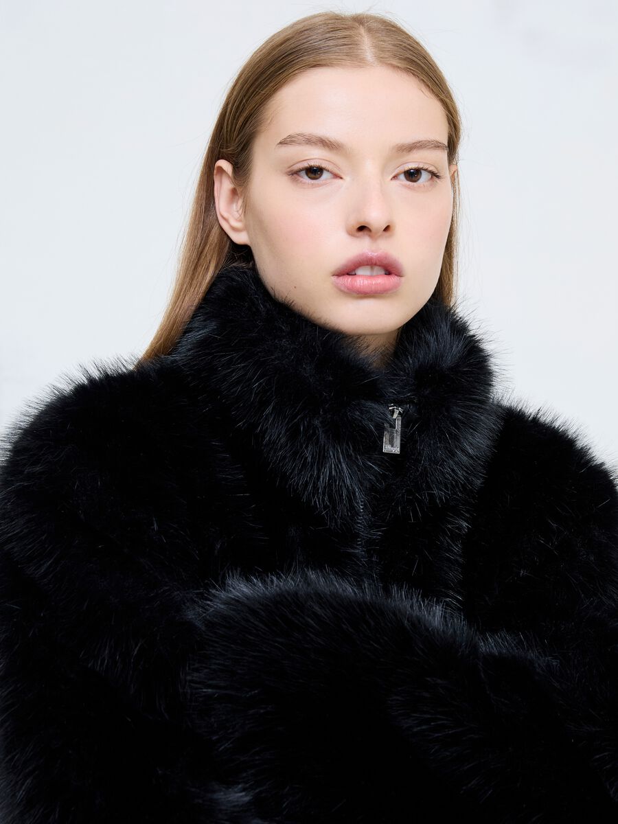 Black Faux Fur Jacket_3