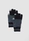 Guanti blu in viscosa e lana elasticizzati_0