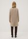 Camel regular-fit coat with lapels and buttons_3
