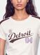 تيشيرت أبيض من القطن الخالص بياقة دائرية وطبعة ديترويت_3