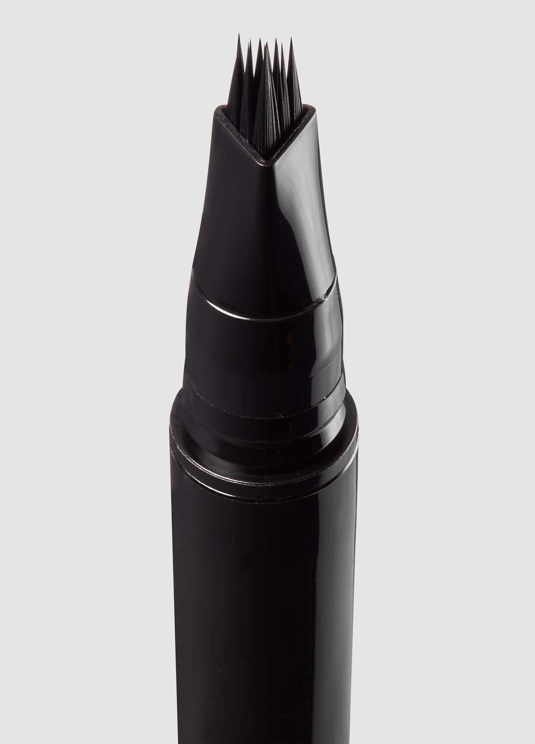 Fluffer Brow Brush Natural Brow Pen Soft Black 0.5 ml