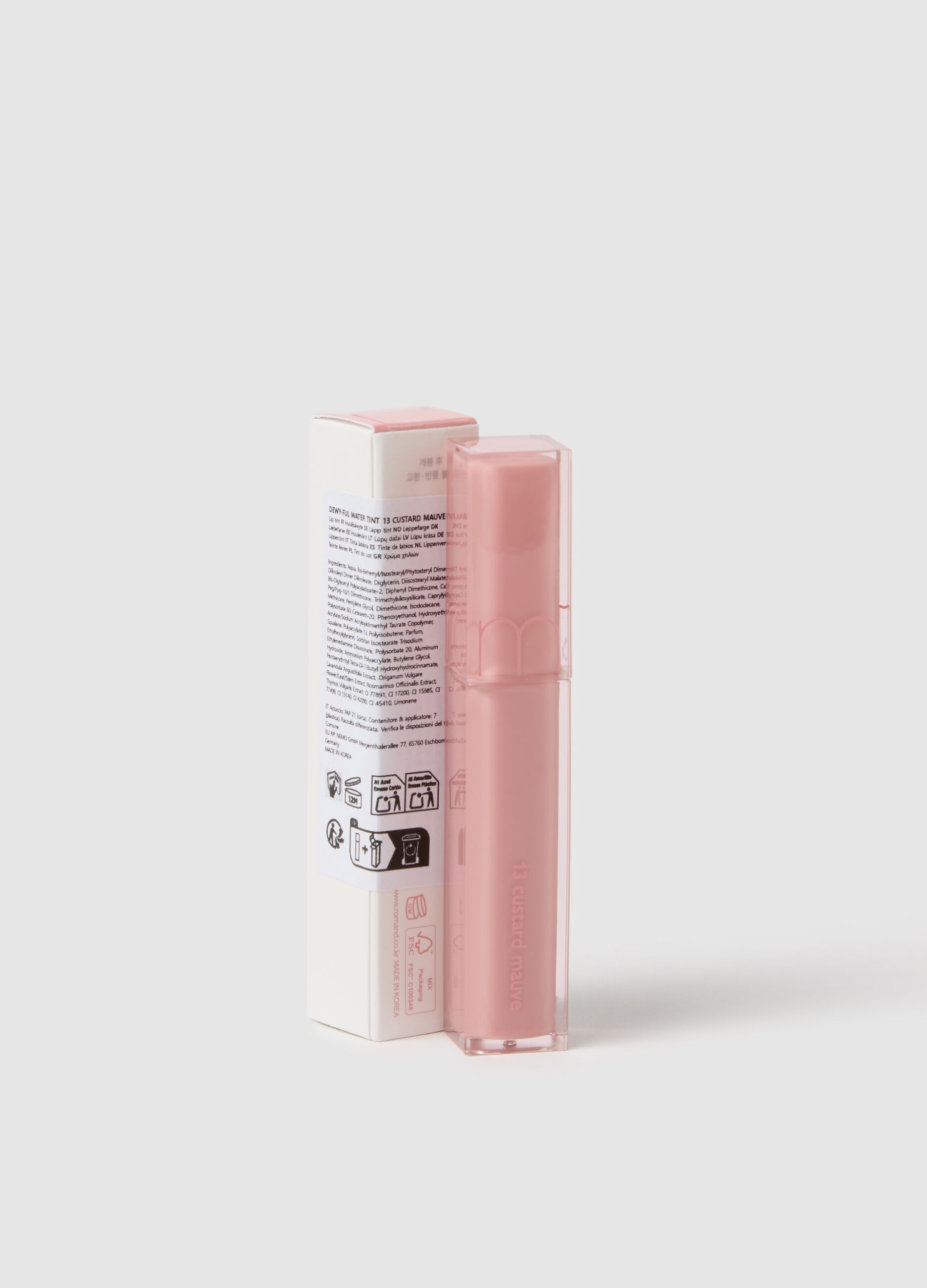 ROM&ND DEWY&middot;FUL WATER TINT 13 CUSTARD MAUVE - Korean make-up