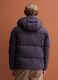 Brown padded puffer jacket with hood and zip, regular fit_3