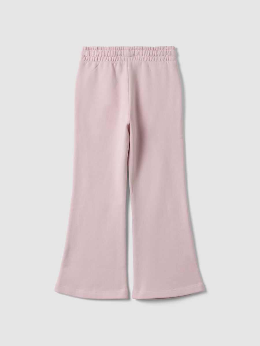 Pink trousers in pure organic cotton_1