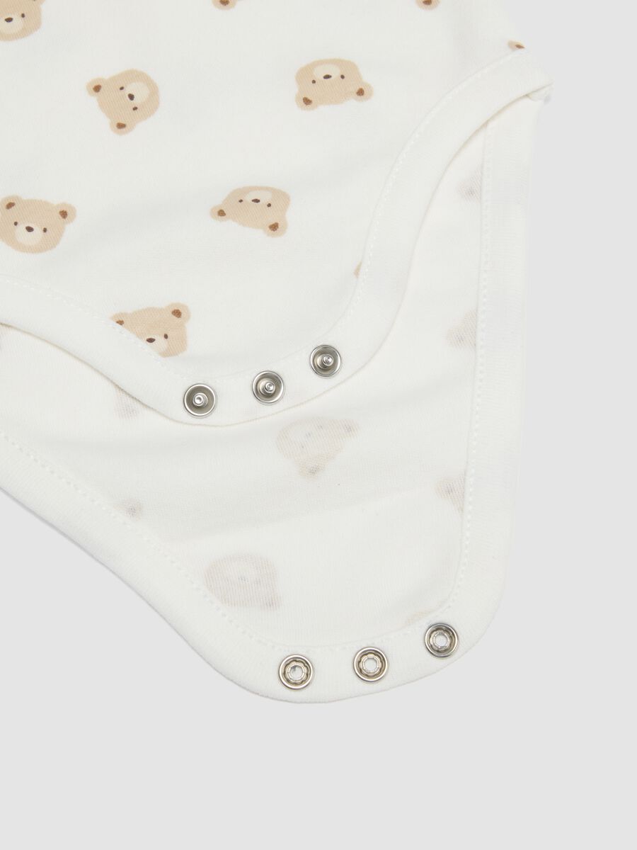 Multicolour 3-pack organic cotton short-sleeve bodysuits_3