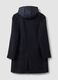 Navy blue wool-blend coat with detachable hood_2
