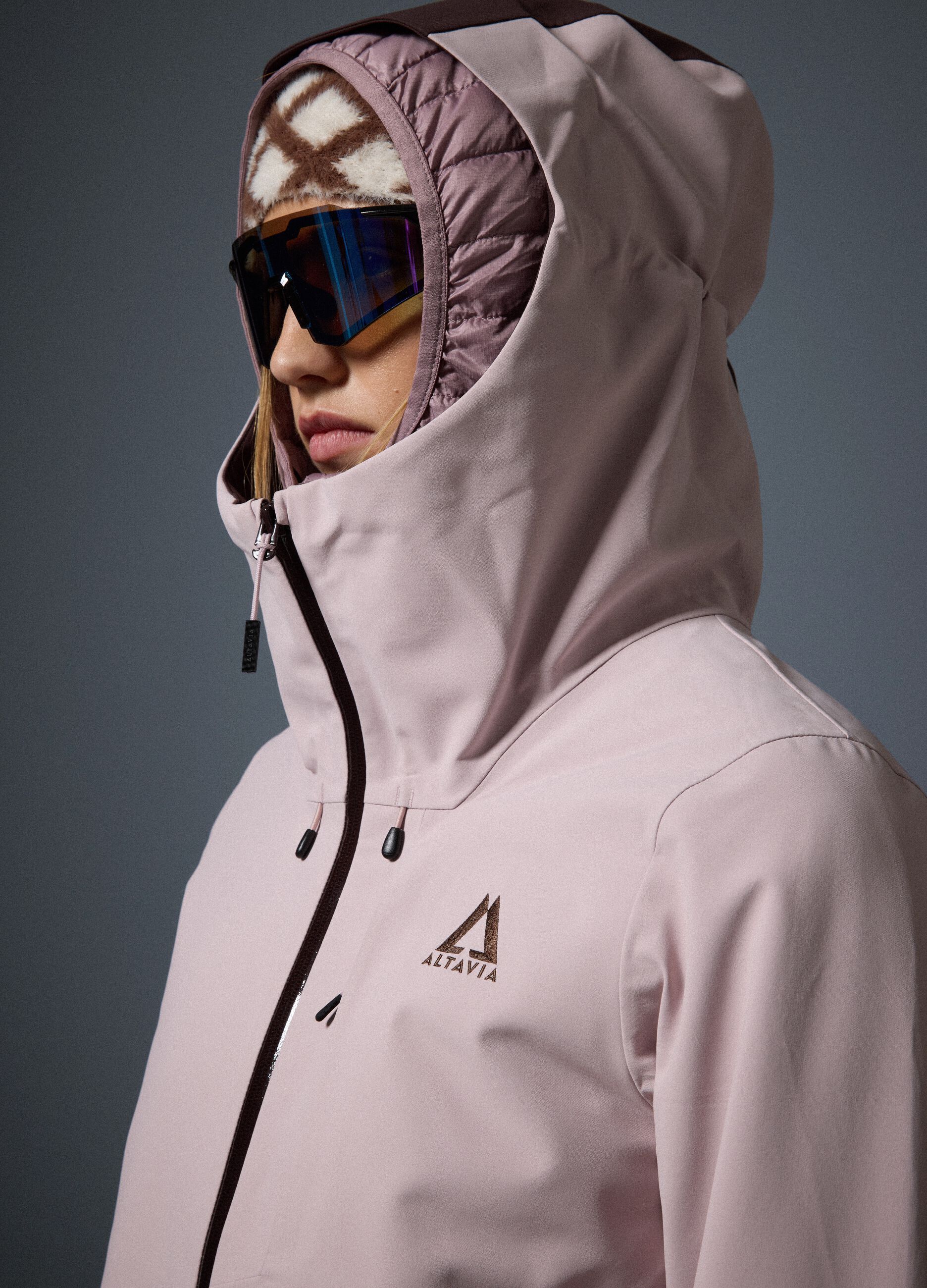 Water-Repellent Ski Shell with Mini Skirt ALTAVIA WITH DEBORAH COMPAGNONI