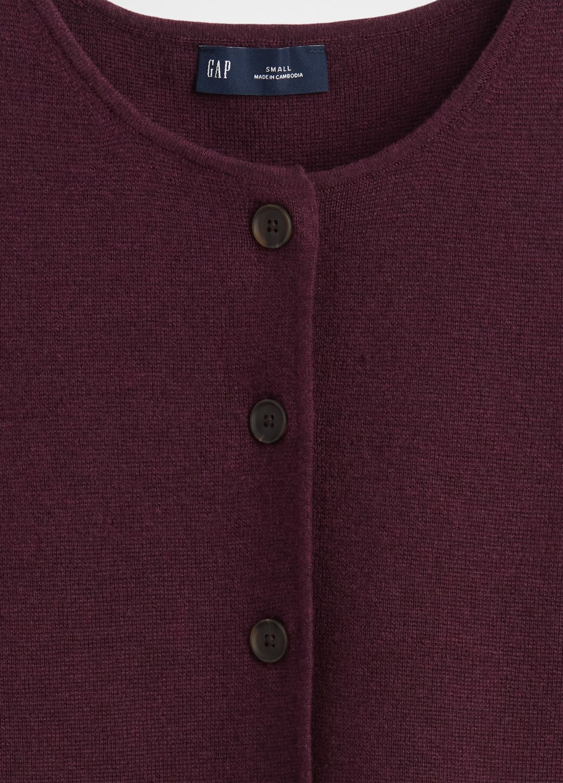 Purple fibre blend vest