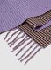 Brown fringed stretch-wool scarf_2