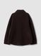 Brown sherpa shacket with buttons, relaxed fit &ndash; ALTAVIA STUDIO_5
