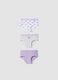 3-pack Minnie-pattern stretch organic cotton briefs_0