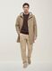 Pantaloni cargo beige in cotone elasticizzato slim fit_2