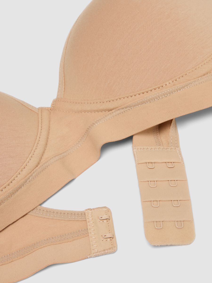 Stretch cotton balconette bra_1