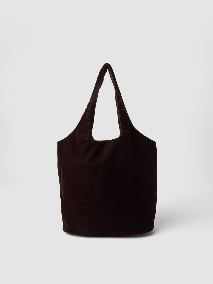 Brown bag with floral pattern_2