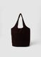 Brown bag with floral pattern_2