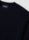 Navy blue crew-neck wool-blend jumper, regular fit_1