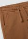 Brown pure cotton oversized joggers with cute animal print_2