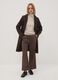 Brown regular-fit coat with lapels and buttons_1