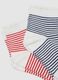 Multicolour cotton blend short sock multipack for girls_2