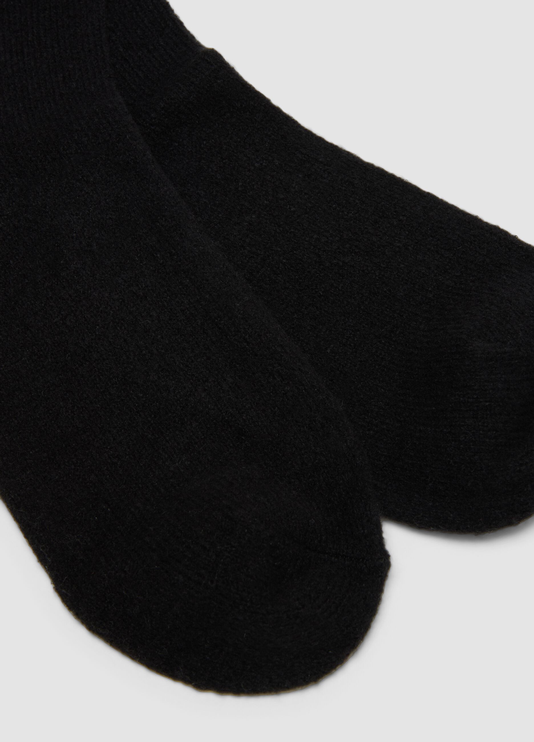 Two-pack of multicolour stretch-fabric socks