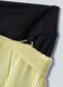 ALTAVIA COURT yellow pleated sports shorts in stretch fabric with removable inner short_8
