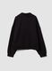 Felpa full zip nera in viscosa elasticizzata con colletto_6
