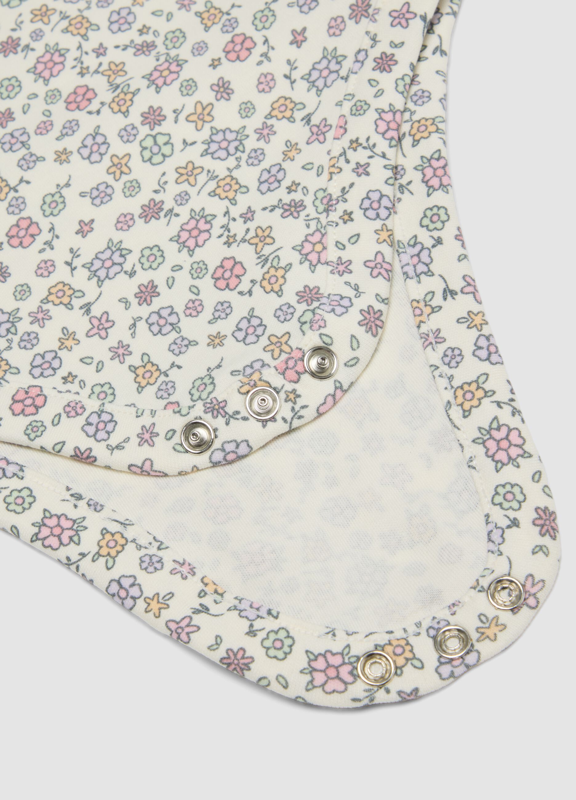 2-pack of multicolour organic cotton short-sleeve bodysuits